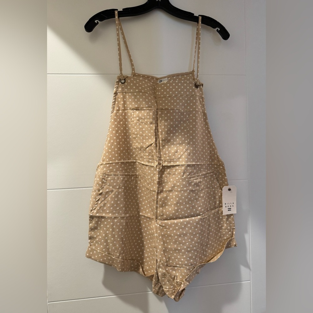 Billabong Wild Pursuit Overalls Romper in Sahara